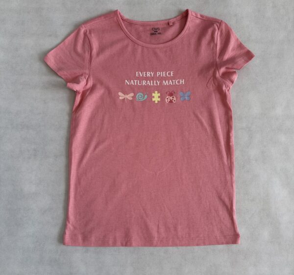 Dwupak T-shirt z krótki rękawem rozm.116 OVS - obrazek 2