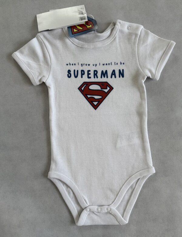 Body niemowlęce SUPERMAN rozm. 68 OVS