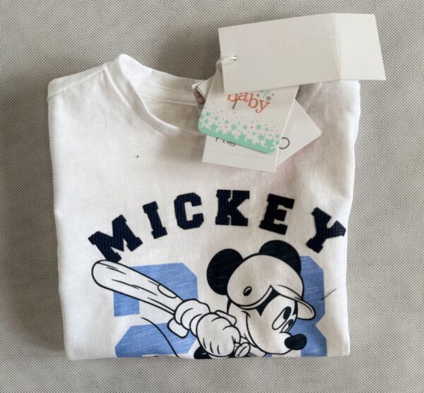 KOSZULKA Z KRÓTKIM RĘKAWEM MICKEY rozm. 86 OVS - obrazek 2