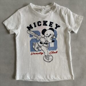 KOSZULKA Z KRÓTKIM RĘKAWEM MICKEY rozm. 86 OVS