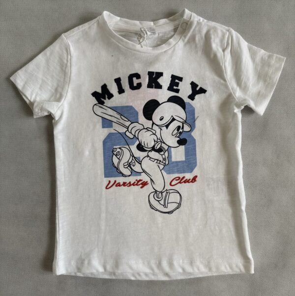 KOSZULKA Z KRÓTKIM RĘKAWEM MICKEY rozm. 86 OVS