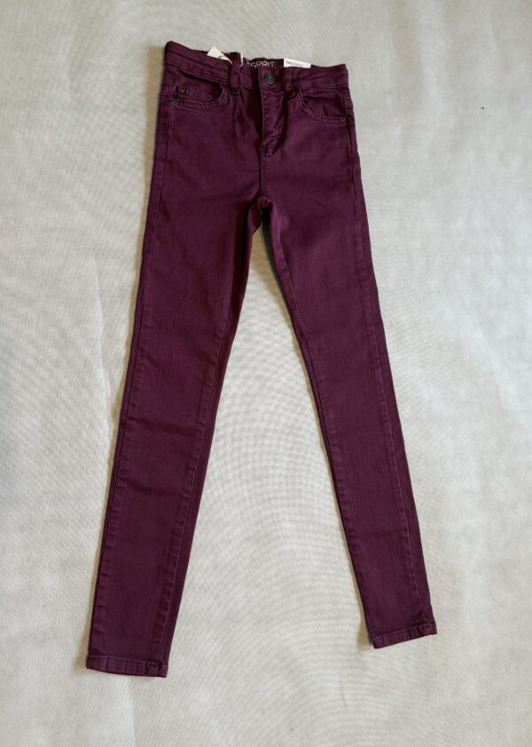 Spodnie jeansowe skinny rozm. 158 ESPRIT - obrazek 2