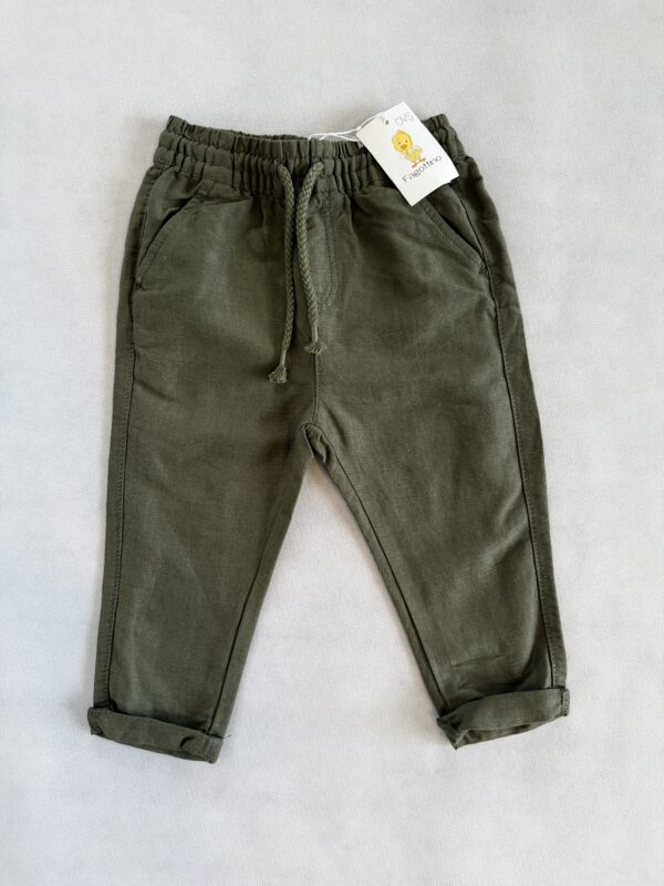 Eleganckie spodnie lniane  rozm. 86 OVS