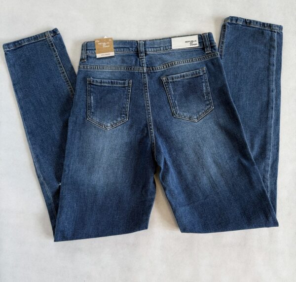 Spodnie Jeansowe Skinny z przetarciami rozm. 170 OVS - obrazek 3