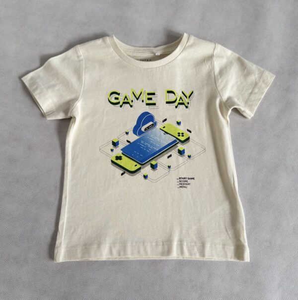 T-SHIRT "GAME DAY" NAME IT ROZM. 92
