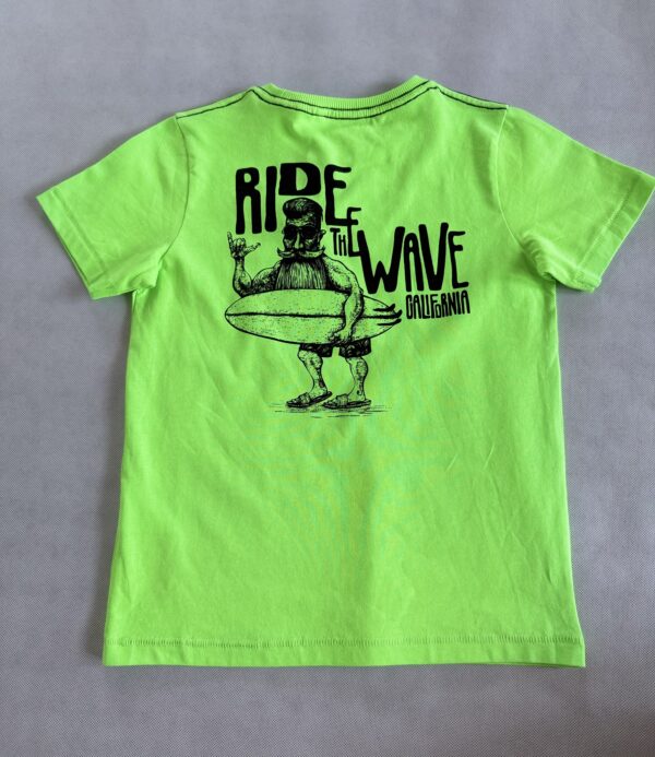 T-shirt z obrazkiem na plecach NAME IT rozm. 122/128 - obrazek 2