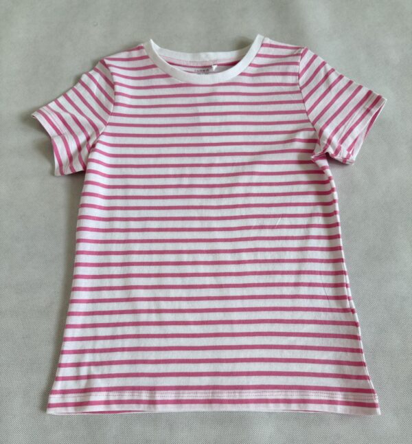 T-shirt w paski NAME IT rozm. 122-128 - obrazek 2