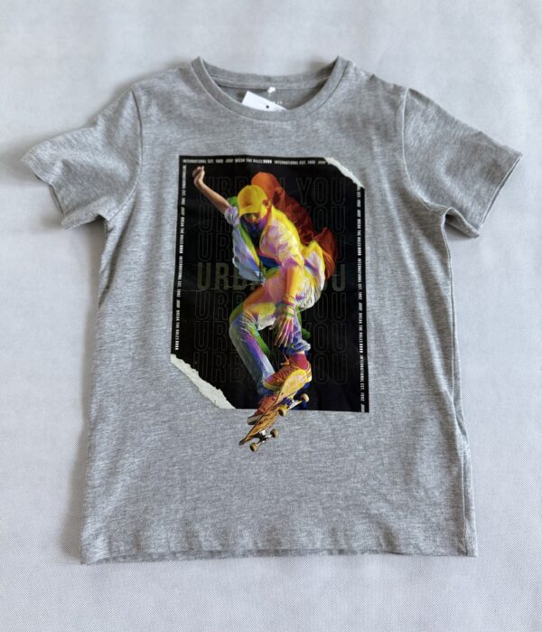 T-shirt z nadrukiem NAME IT rozm. 122/128