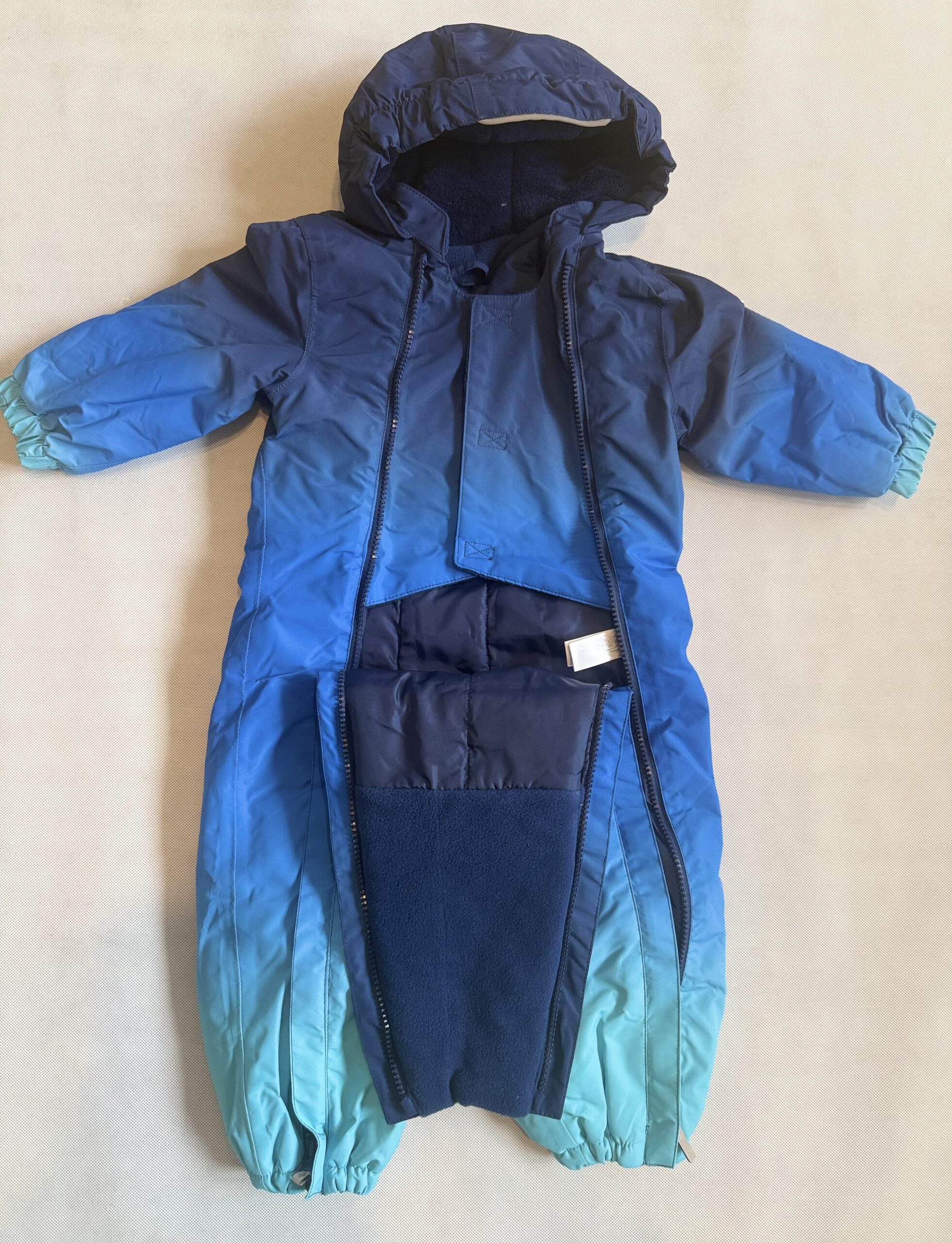 Kombinezon zimowy niemowlęcy- nieprzemakalny C&A rozm. 80 - obrazek 4