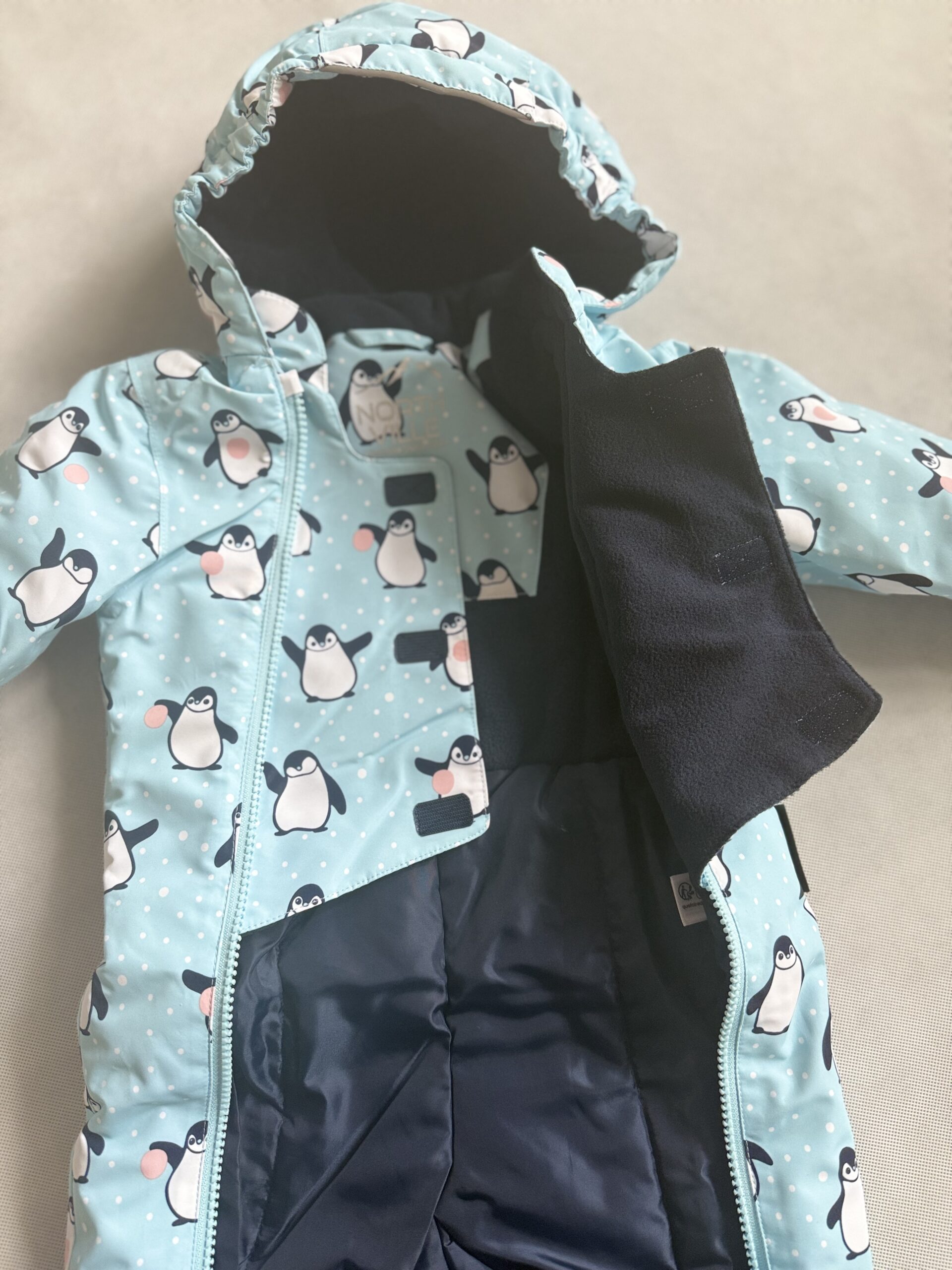 Kombinezon zimowy niemowlęcy- nieprzemakalny C&A rozm. 74 - obrazek 3