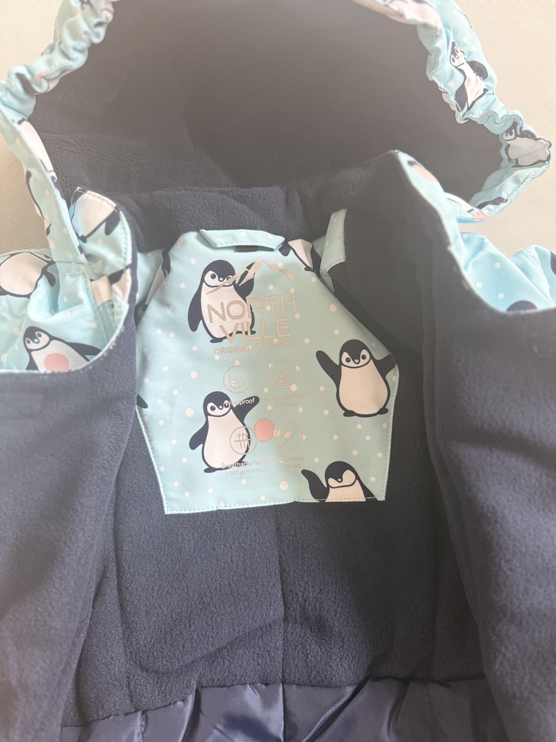 Kombinezon zimowy niemowlęcy- nieprzemakalny C&A rozm. 74 - obrazek 4