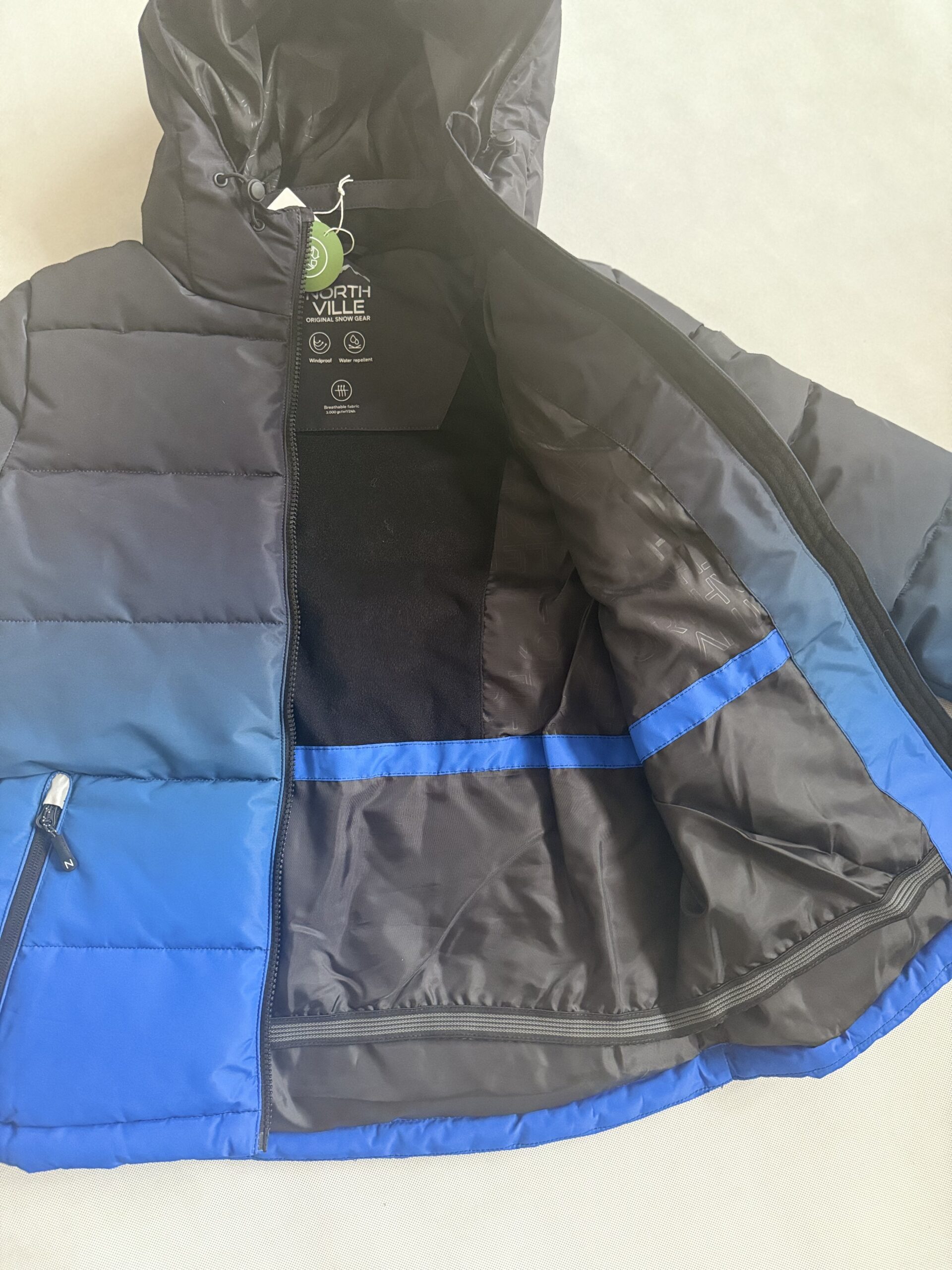 Kurtka narciarska z kapturem C&A rozm. 146-152 - obrazek 2