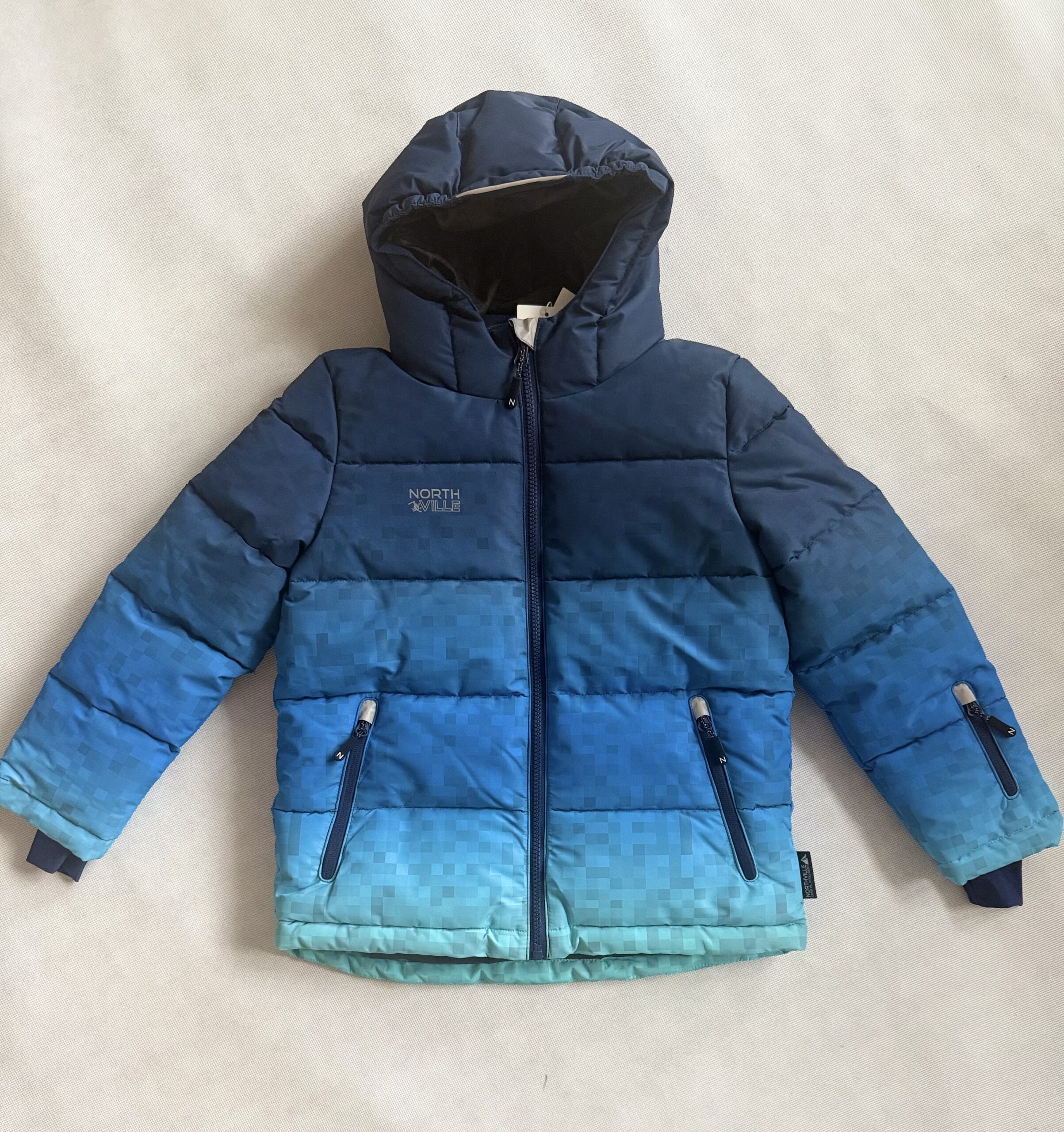 Kurtka narciarska z kapturem- nieprzemakalna C&A rozm. 134