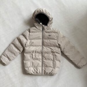 Kurtka jesienno- zimowa pikowana z kapturem C&A rozm. 140