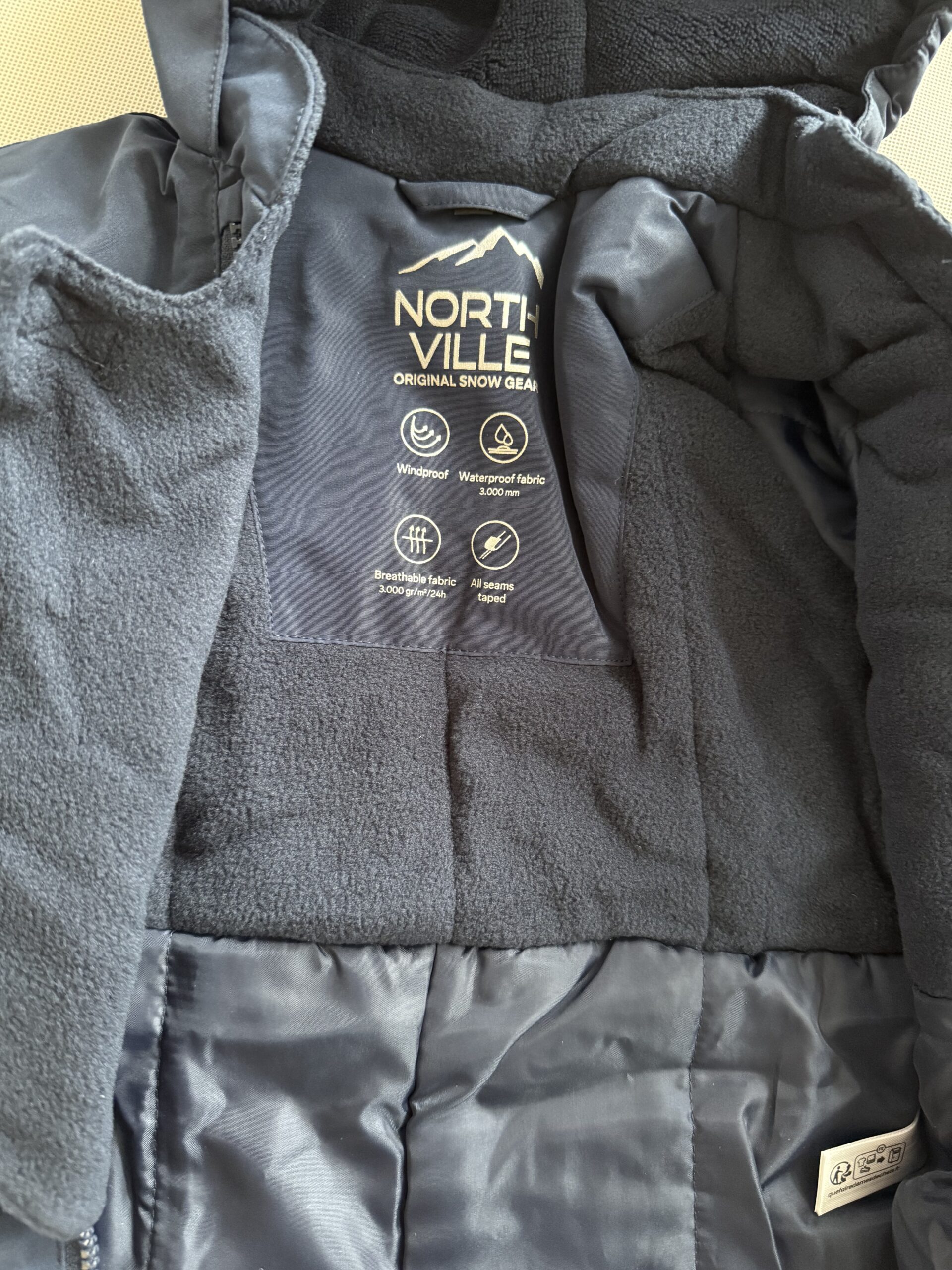 Kombinezon zimowy niemowlęcy- nieprzemakalny C&A rozm. 74 - obrazek 4