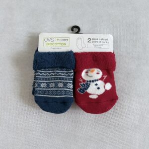Skarpety świąteczne OVS rozm 0-3MSC.