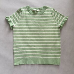 Bluzka wiskozowa z falbanami na rękawach H&M rozm. 134/140