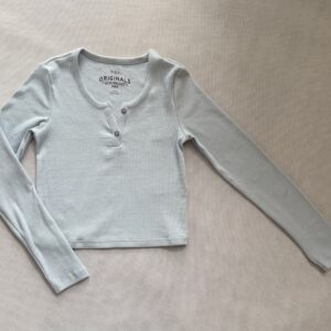 Crop top z długim rękawem M&S rozm. 134