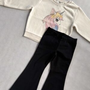 Komplet bluza i legginsy z rozszerzanymi nogawkami C&A rozm. 92