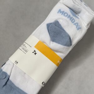 Wielopak- 7 par skarpetki dni tygodnia C&A rozm. 31-33