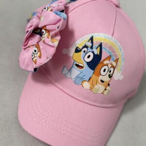 Czapka bejsbolówka i gumka do włosów Bluey C&A rozm. 98-104