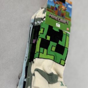 Wielopak- 5 par skarpety krótkie Minecraft C&A rom. 31-33