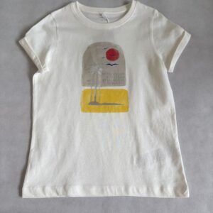 T-SHIRT Z PODWINIĘTYMI RĘKAWKAMI NAME IT ROZM. 122-128