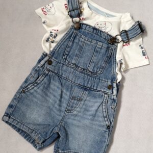 Komplet letni niemowlęcy 2-częściowy C&A rozm. 80