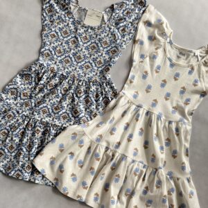 Dwupak sukienka w kwiaty C&A rozm. 116