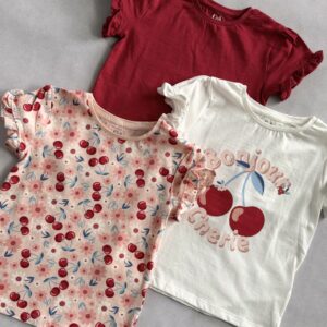 Wielopak- 3szt. koszulka z krótkim rękawem C&A rozm. 110