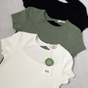 Wielopak- 3szt. koszulka w prążki C&A rozm. 164