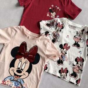 Wielopak- 3szt. koszulka z krótkim rękawem Myszka Minnie C&A rozm. 104