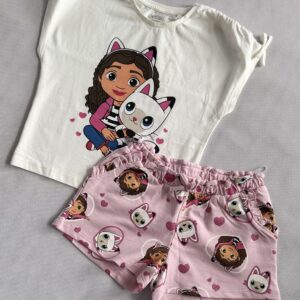 Komplet koszulka i spodenki Koci Domek Gabi C&A rozm. 122