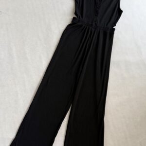 Kombinezon prążkowany z wycięciami po bokach bez rękawów C&A rozm. 176