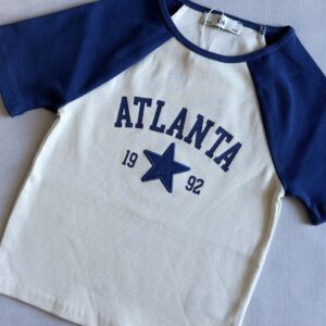 Koszulka z krótkim rękawem w prążki C&A rozm. 140