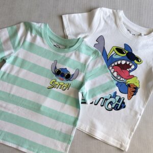 Dwupak koszulka z krótkim rękawem Lilo i Stitch rozm. 104