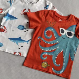 Dwupak koszulka z krótkim rękawem C&A rozm. 98