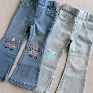 Dwupak jeans flared C&A rozm. 92