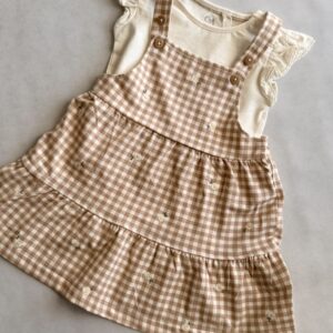 Komplet niemowlęcy koszulka i sukienka C&A rozm. 86