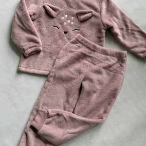 Komplet piżamowy z futerkowego materiału H&M rozm. 98-104