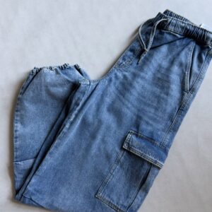 Spodnie Joggery Jeansowe Cargo C&A rozm. 164