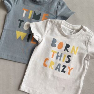 Zestaw 2x T-shirt niemowlęcy Name it rozm. 56