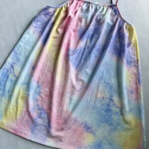Sukienka letnia na ramiączkach, pastelowa Tie-Dye C&A rozm. 152
