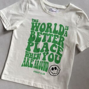 T-shirt dziewczęcy biały VERO MODA rozm. 122-128